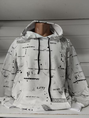 Худи Panda 1474 white - делук