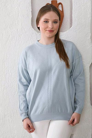 Свитер Julia JL1057 l.blue - делук