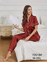 Пижама Fili Wear 70518 red - делук