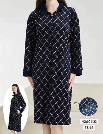 Халат Brilliant 901-23 navy - делук