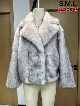 Шуба Modnulya 8567-15 grey - делук