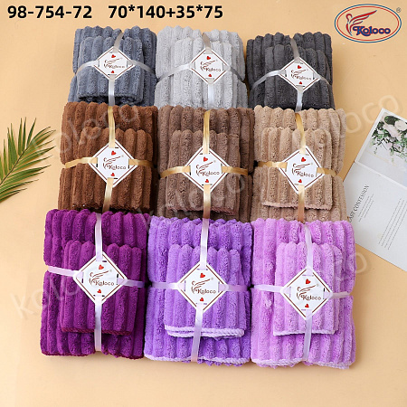 Полотенце Koloco 98-754-72(70*140/35*75) - делук