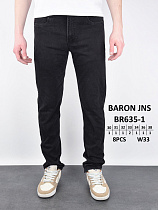 Джинсы God Baron BR635-1 black - делук