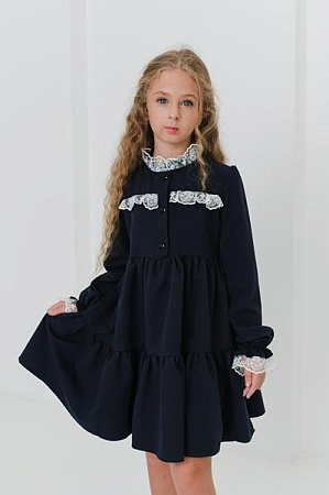 Платье Moda School 7325 navy - делук