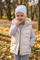 Жилетка Delfinka 599 beige - делук