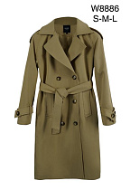 Пальто Immei W8886 khaki - делук