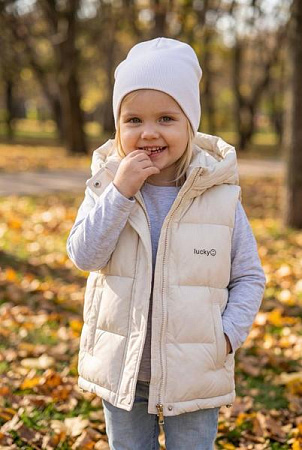 Жилетка Delfinka 599 beige - делук