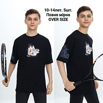Футболка Mmz M1732 black - делук