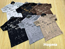 Футболка Navas NW1724 beige - делук