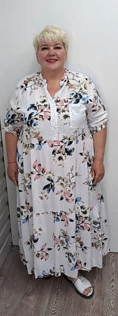 Платье Romeo Life RL1060 white - делук