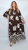 Платье Romeo Life 7976 brown Платье Romeo Life 7976 brown - делук