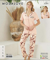 Пижама Trikotag 4504 peach - делук