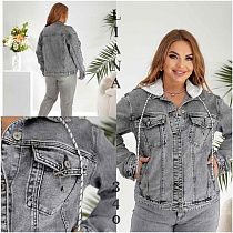 Куртка Liana Denim 340 grey - делук