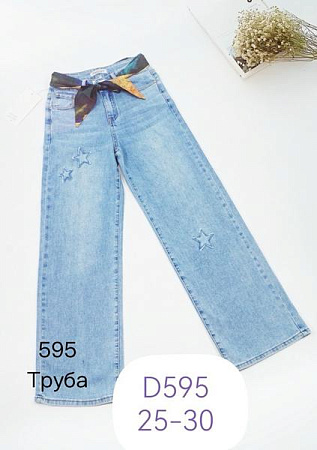 Джинсы Newjeans D595 l.blue - делук