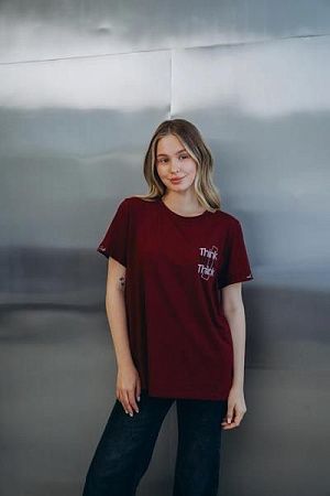 Футболка Little Secret 400704 wine - делук