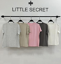 Футболка Little Secret 400706 l.grey - делук