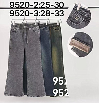 Джинсы Kenalin 9521-2 green - делук