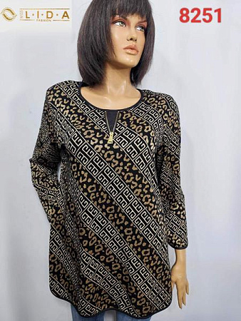 Свитер Lida 8251 brown - делук