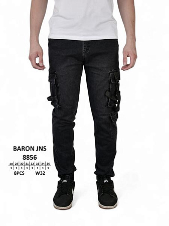 Джинсы Baron Jeans 8856 black - делук