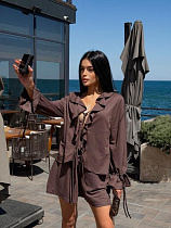Костюм Arina 1758 brown - делук