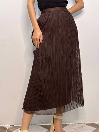 Юбка Kosta 9195 brown - делук