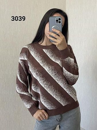 Свитер Fsn 3039 brown - делук