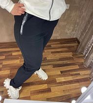 Штаны Спорт Amok 8028 black флис - делук