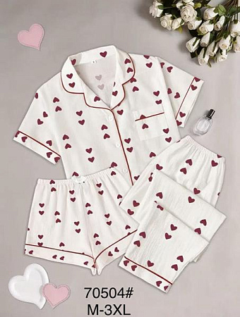 Пижама Fili Wear 70504 white - делук