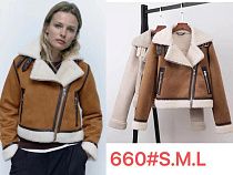 Дубленка Yafeier 660 l.beige - делук