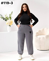 Штаны Спорт Bat 119-3 d.grey - делук