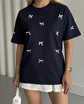 Футболка New Season F008 navy - делук