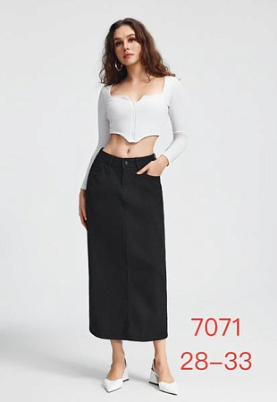 Юбка Newjeans 7071 black - делук