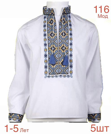 Вышиванка Надийка ND1539-116 white - делук