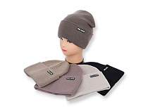 Шапка Angelica KM019-1 подвійна mix - делук