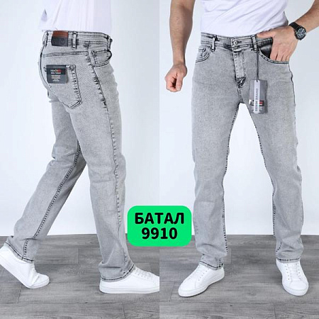 Джинсы God Baron 9910 l.grey - делук