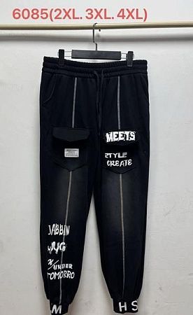 Штаны Спорт Direa 6085 black - делук
