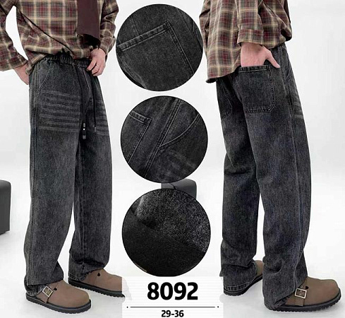 Джинсы Baron Jeans 8092 black - делук