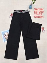 Джинсы Vanver B81900 black - делук