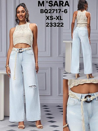 Джинсы Miss Kurry BQ2717-6 l.blue - делук