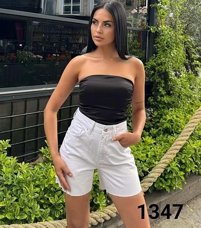 Шорты Jeans Style 2015-1347 white - делук