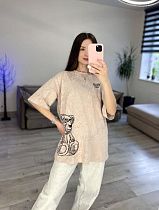 Футболка S.Style 71 beige - делук