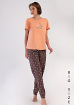 Пижама Trikotag T113 orange - делук