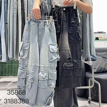 Джинсы Meloria 35868 l.blue - делук