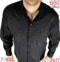 Рубашка Надийка ND1291-660 black - делук