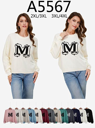 Свитер Anne-Kiss Me A5567 mix - делук