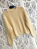 Свитер Lora LR870 beige - делук