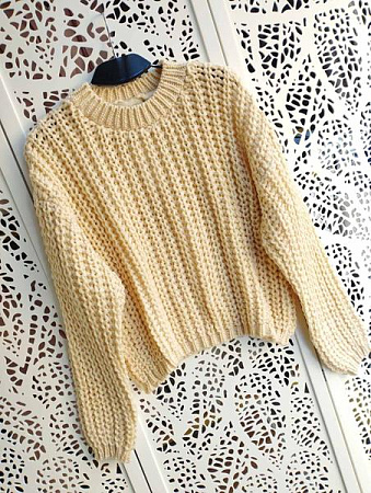 Свитер Lora LR870 beige - делук