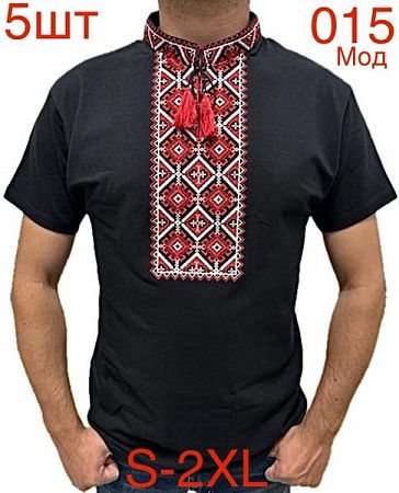 Вышиванка Надийка N69-015 black - делук