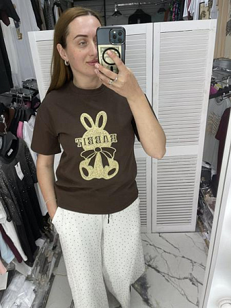 Футболка Karon 8206 brown - делук