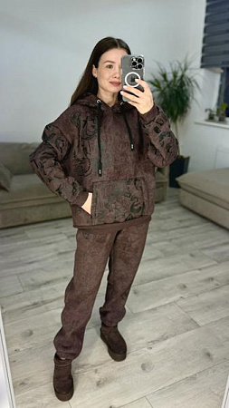 Костюм Спорт S.Style 607 brown - делук